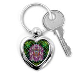 The Most Beautiful Planet Is Earth On The Sky Key Chains (Heart)  Front