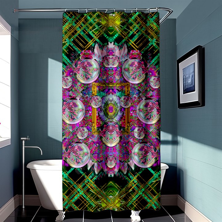 The Most Beautiful Planet Is Earth On The Sky Shower Curtain 36  x 72  (Stall) 