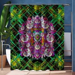 The Most Beautiful Planet Is Earth On The Sky Shower Curtain 60  X 72  (medium)  by pepitasart