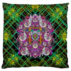 The Most Beautiful Planet Is Earth On The Sky Standard Flano Cushion Case (one Side) by pepitasart