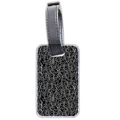 Elio s Shirt Faces In White Outlines On Black Crying Scene Luggage Tags (two Sides) by PodArtist