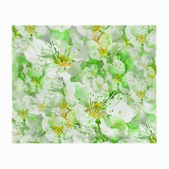 Light Floral Collage  Small Glasses Cloth by dflcprints