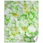 Light Floral Collage  Canvas 16  x 20   15.75 x19.29  Canvas - 1