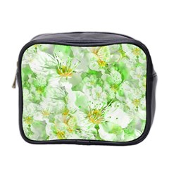 Light Floral Collage  Mini Toiletries Bag 2-side by dflcprints