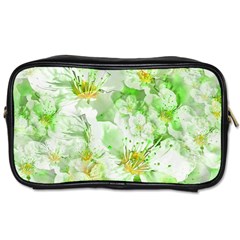 Light Floral Collage  Toiletries Bags by dflcprints