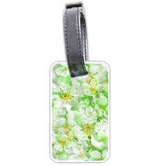 Light Floral Collage  Luggage Tags (one Side)  by dflcprints