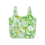 Light Floral Collage  Full Print Recycle Bags (S)  Front