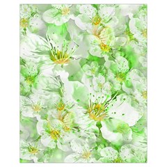 Light Floral Collage  Drawstring Bag (small) by dflcprints