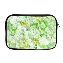 Light Floral Collage  Apple Macbook Pro 17  Zipper Case by dflcprints