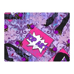 Purlpe Retro Pop Double Sided Flano Blanket (mini)  by snowwhitegirl