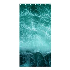 Green Ocean Splash Shower Curtain 36  X 72  (stall)  by snowwhitegirl