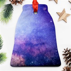 Galaxy Bell Ornament (two Sides) by snowwhitegirl