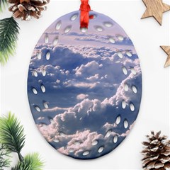 In The Clouds Ornament (oval Filigree) by snowwhitegirl