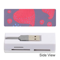 Lollipop Attacked By Hearts Memory Card Reader (stick)  by snowwhitegirl