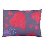 Lollipop Attacked By Hearts Pillow Case (Two Sides) Back