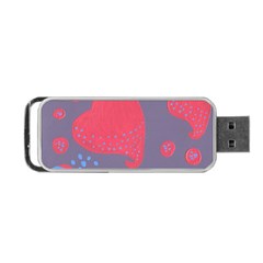 Lollipop Attacked By Hearts Portable USB Flash (Two Sides)