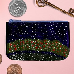 Snowy Roses Large Coin Purse by snowwhitegirl