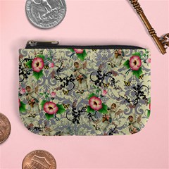 Angel Floral Mini Coin Purses by snowwhitegirl