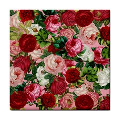 Rose Bushes Tile Coasters by snowwhitegirl