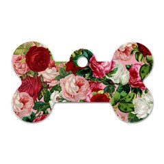 Rose Bushes Dog Tag Bone (two Sides) by snowwhitegirl