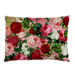 Rose Bushes Pillow Case by snowwhitegirl