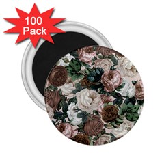 Rose Bushes Brown 2 25  Magnets (100 Pack)  by snowwhitegirl