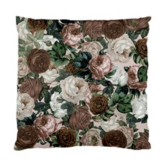 Rose Bushes Brown Standard Cushion Case (one Side) by snowwhitegirl