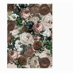 Rose Bushes Brown Large Garden Flag (two Sides) by snowwhitegirl