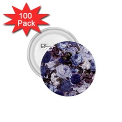 Rose Bushes Blue 1 75  Buttons (100 Pack)  by snowwhitegirl