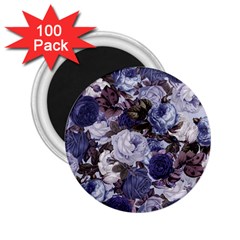 Rose Bushes Blue 2 25  Magnets (100 Pack)  by snowwhitegirl