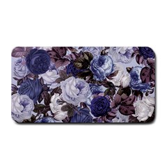 Rose Bushes Blue Medium Bar Mats by snowwhitegirl