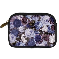 Rose Bushes Blue Digital Camera Cases by snowwhitegirl