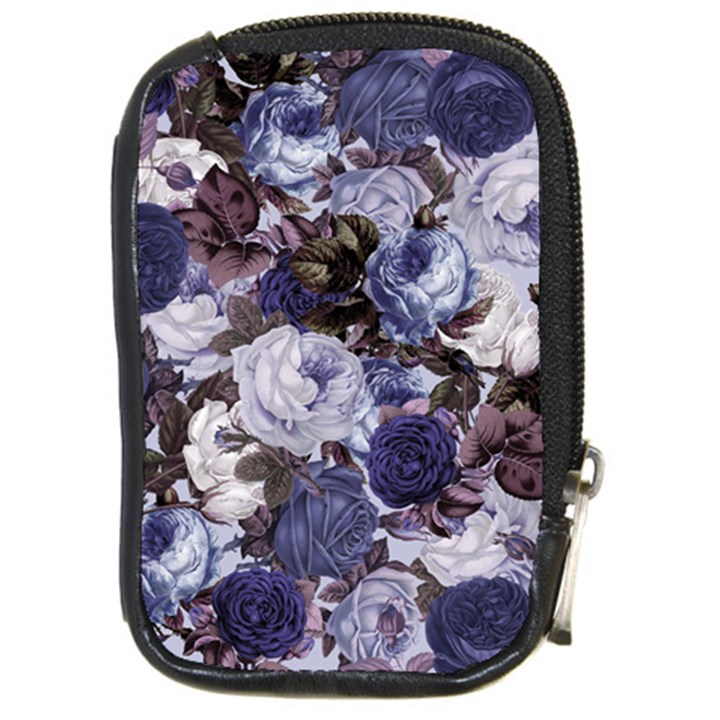 Rose Bushes Blue Compact Camera Cases