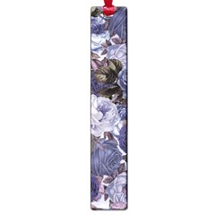 Rose Bushes Blue Large Book Marks by snowwhitegirl