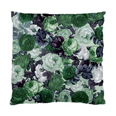 Rose Bushes Green Standard Cushion Case (one Side) by snowwhitegirl