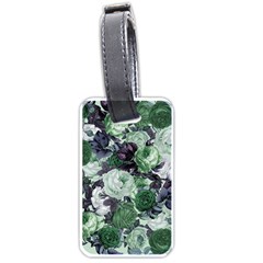 Rose Bushes Green Luggage Tags (one Side) 