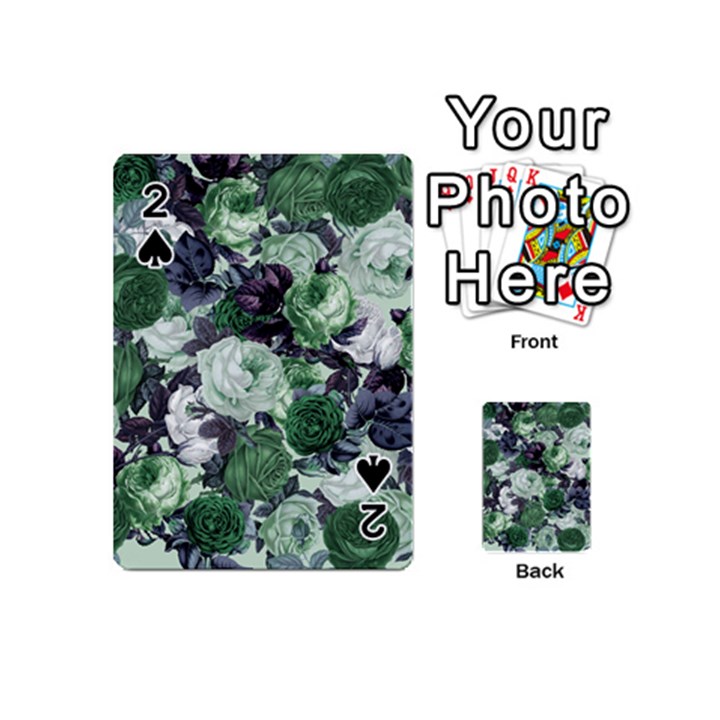 Rose Bushes Green Playing Cards 54 (Mini) 