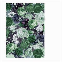 Rose Bushes Green Large Garden Flag (two Sides) by snowwhitegirl