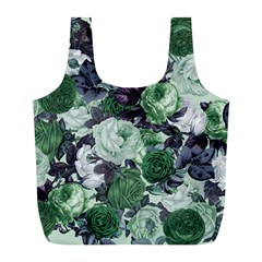 Rose Bushes Green Full Print Recycle Bags (l)  by snowwhitegirl