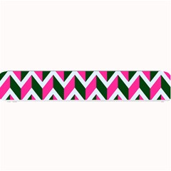 Chevron Pink Green Retro Small Bar Mats by snowwhitegirl