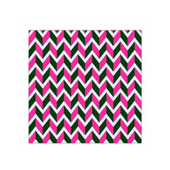 Chevron Pink Green Retro Satin Bandana Scarf by snowwhitegirl