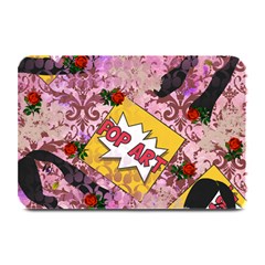 Red Retro Pop Plate Mats by snowwhitegirl