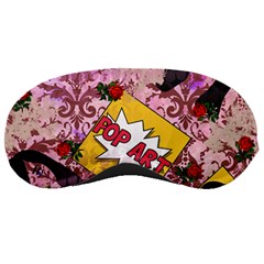 Red Retro Pop Sleeping Masks by snowwhitegirl