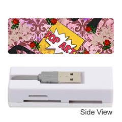 Red Retro Pop Memory Card Reader (stick)  by snowwhitegirl