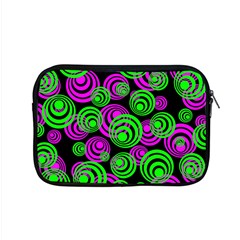 Neon Green And Pink Circles Apple Macbook Pro 15  Zipper Case by PodArtist