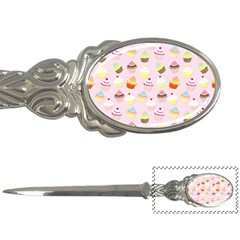 Baby Pink Valentines Cup Cakes Letter Openers by PodArtist