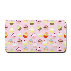 Baby Pink Valentines Cup Cakes Medium Bar Mats by PodArtist