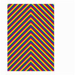 Gay Pride Flag Rainbow Chevron Stripe Small Garden Flag (Two Sides)