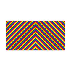 Gay Pride Flag Rainbow Chevron Stripe Yoga Headband