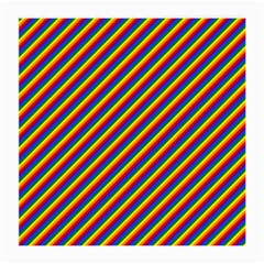 Gay Pride Flag Candy Cane Diagonal Stripe Medium Glasses Cloth by PodArtist